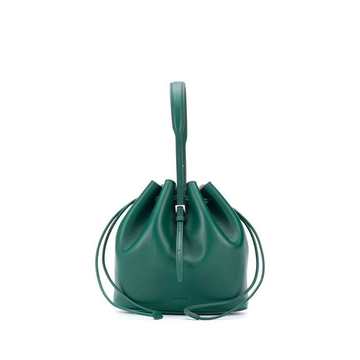 leather bucket bag