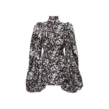 Animal-Print Jacquard Mini dress