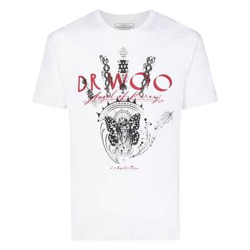 X Dr Woo print T-shirt