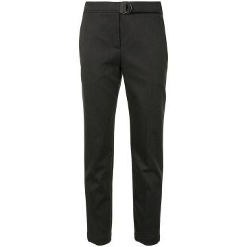 buckled cigar fit trousers