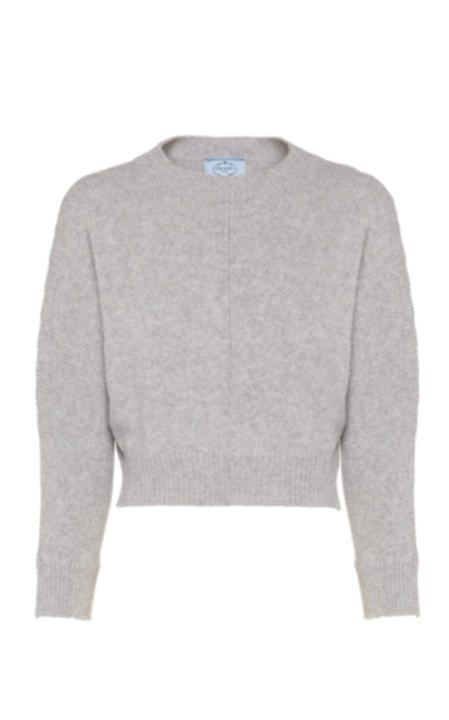 Cashmere-Wool Crewneck Sweater展示图