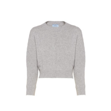 Cashmere-Wool Crewneck Sweater