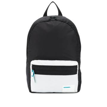 contrast pocket backpack