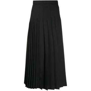 pleated high waist skirt