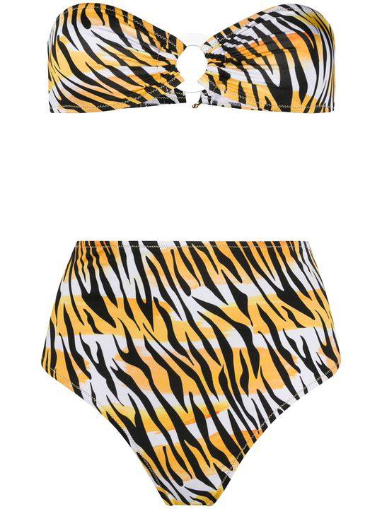 Hutton tiger print bikini展示图