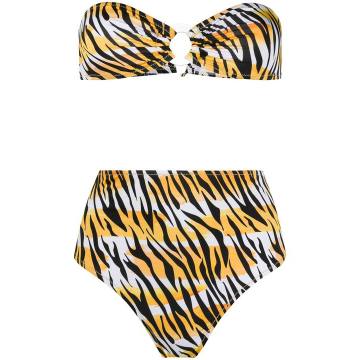 Hutton tiger print bikini