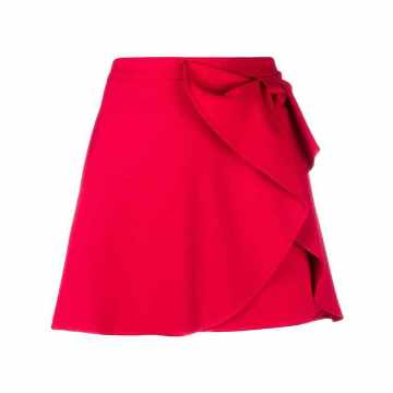 bow-detail mini skirt