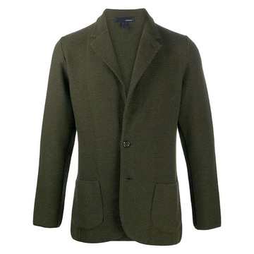 single-breasted wool blazer