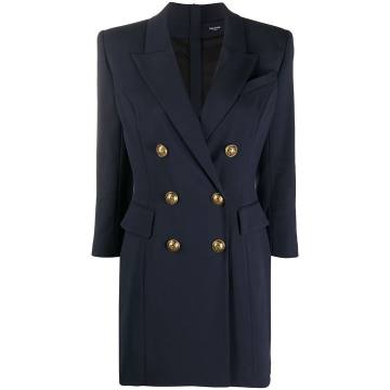 double-breasted blazer dress