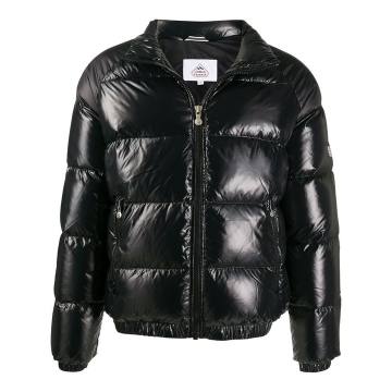 fitted puffer jacket
