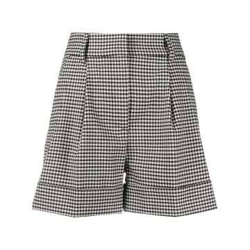 Lester gingham patterned shorts