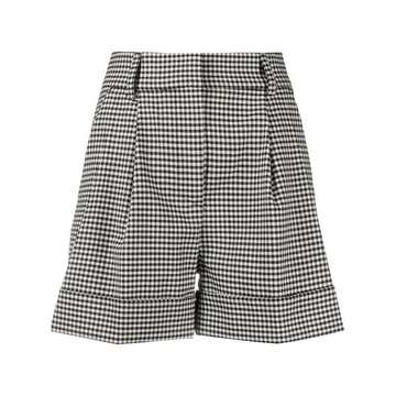 Lester gingham patterned shorts