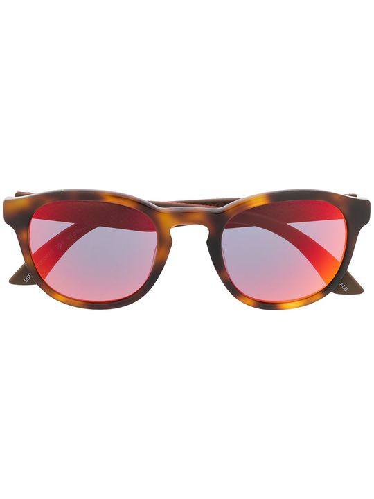 tortoiseshell round frame sunglasses展示图