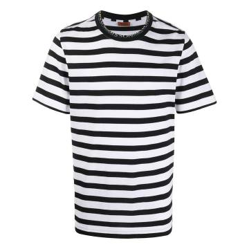 striped basic T-shirt
