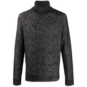 wool-blend rollneck jumper