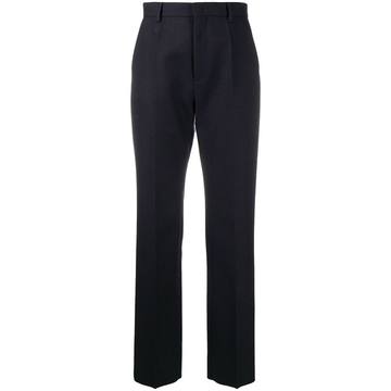 slim-fit tailored trousers