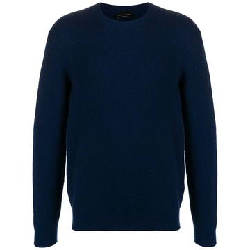 fine knit crew neck jumper