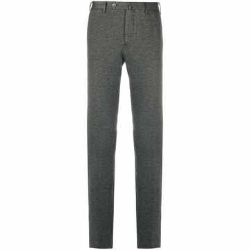 knitted slim-fit trousers