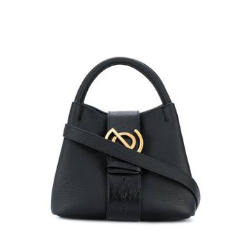 Zoe pebbled-effect tote bag