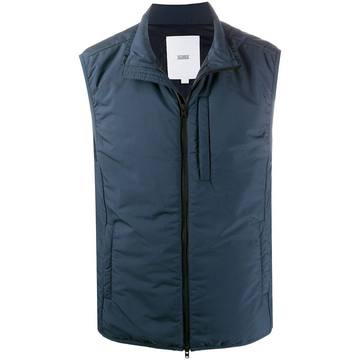 padded zip-up vest