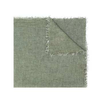 lightweight frayed-edge scarf