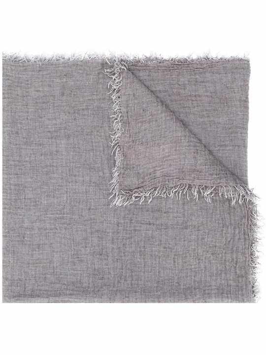 lightweight frayed-edge scarf展示图