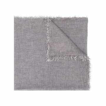 lightweight frayed-edge scarf