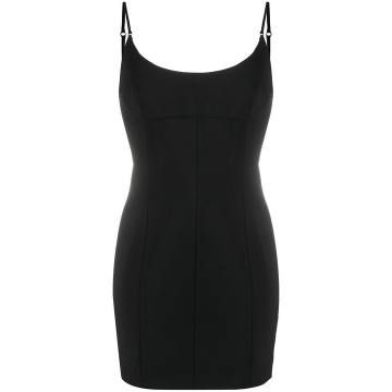 fitted slip dress