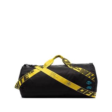 black duffle holdall bag