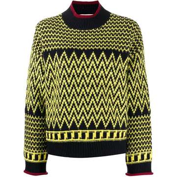 intarsia-knit jumper