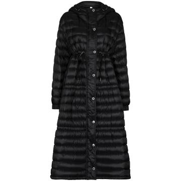 Tenby feather down puffer midi coat