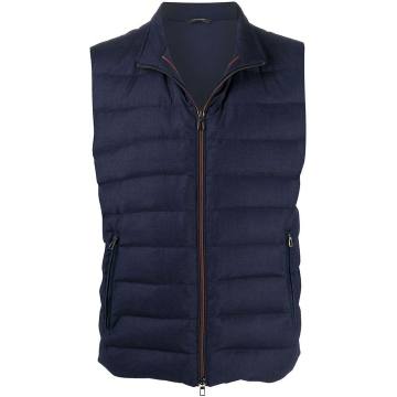 quilted padded gilet