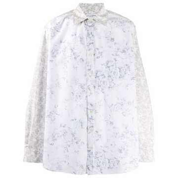 floral long-sleeve shirt