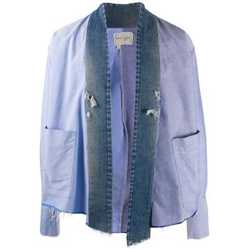 denim trim jacket