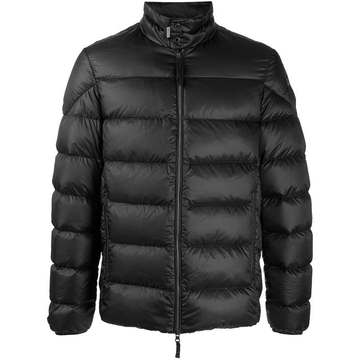 zip-up puffer jacket