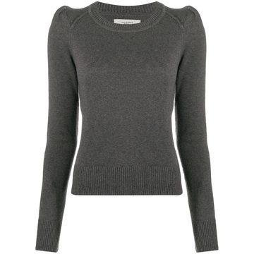 ribbed crew neck jumper