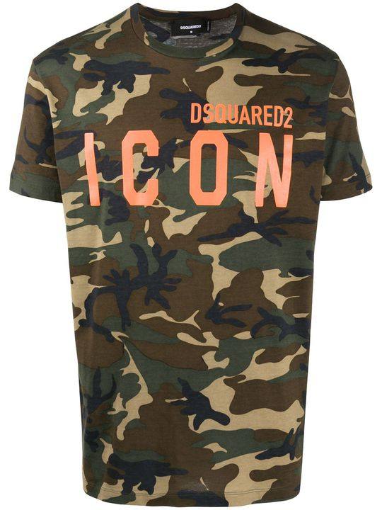 Icon camouflage print T-shirt展示图