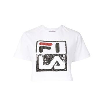 short sleeve logo print T-shirt