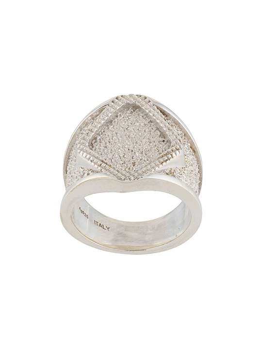 chunky chevalier ring | bottega veneta - idollook