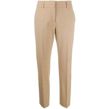 high-waisted trousers