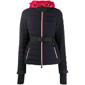 belted puffer jacket