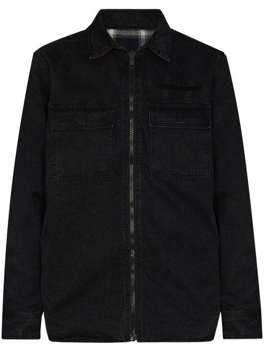 Hoodrat Krow denim shirt jacket展示图