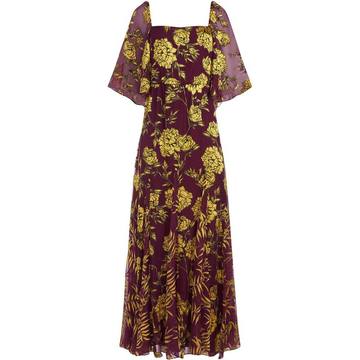 Clarine floral-print maxi dress