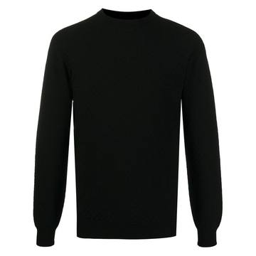 long sleeve rib knit jumper