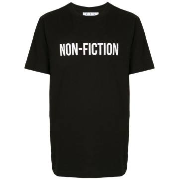 Non-Fiction print T-shirt