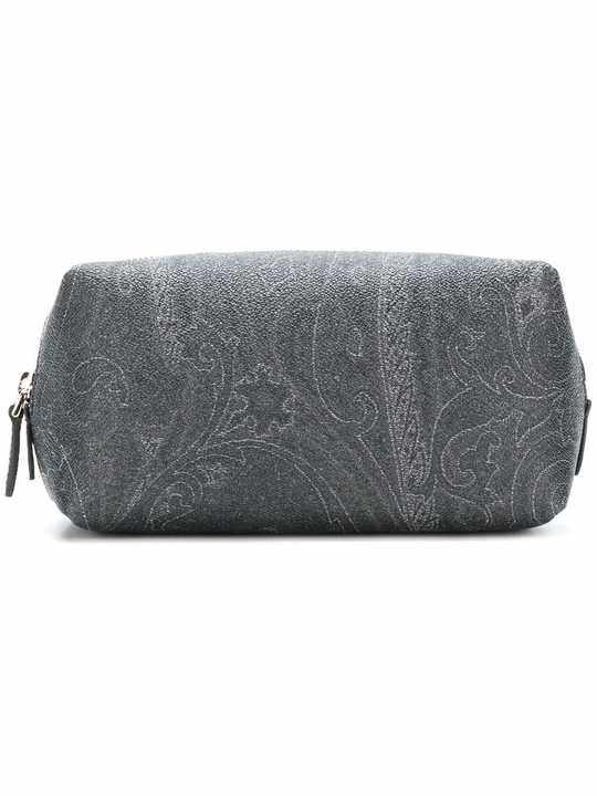 paisley-print wash bag展示图