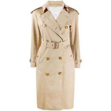 Archive Scarf print trench coat