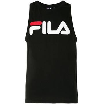 logo print tank top