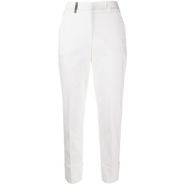 upturned hem trousers