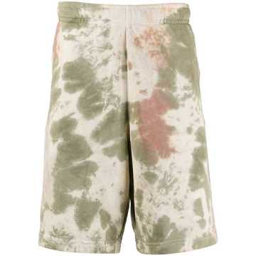 tie-dye cotton shorts